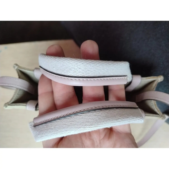 Chloé Mini Woody Logo Strap Canvas Tote - Picture 4 of 7